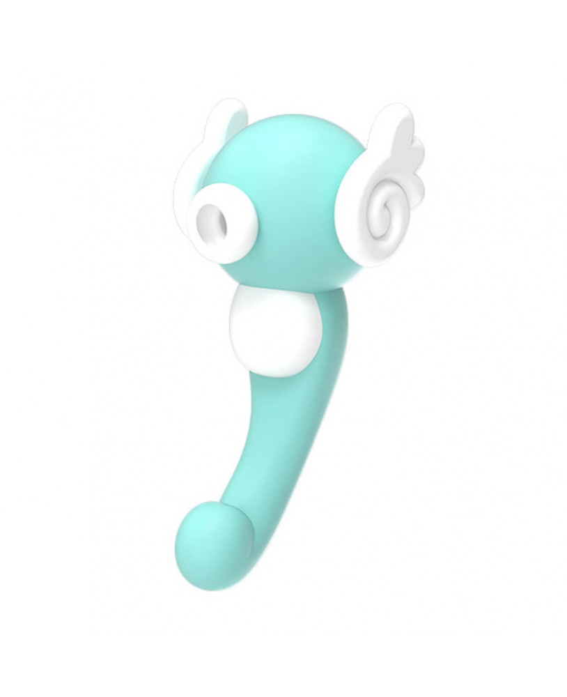 YY Horse - Hippocampu Sucking Vibrator (Chargeable - Tiffany Blue)