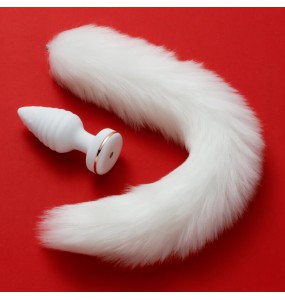 ROSELEX - SM Fox Tail Butt Plug (Smart APP Model - Chargeable)