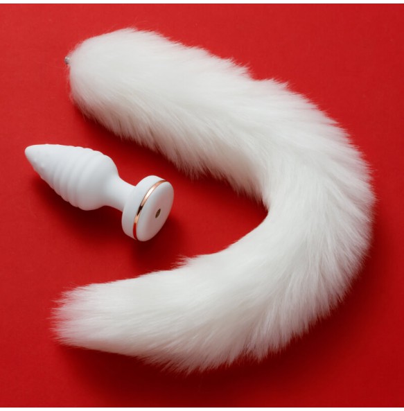 ROSELEX - SM Fox Tail Butt Plug (Smart APP Model - Chargeable)