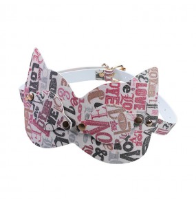 MizzZee - Cat Lady Eye Mask (Pink Glitter)