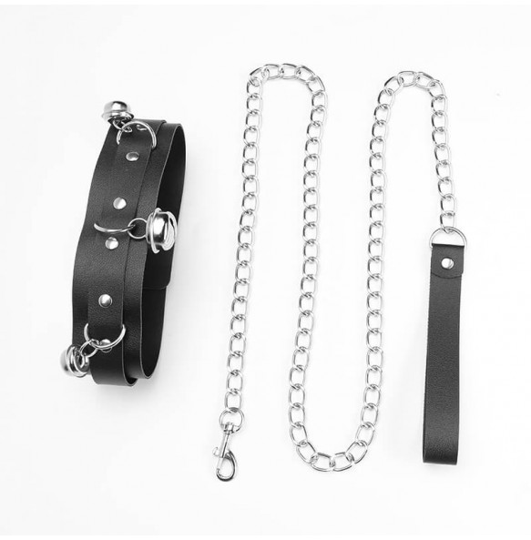 MizzZee - Triple Bell Leash Collar