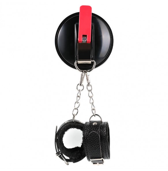 MizzZee - SM Suction Hand Cuffs Restraints (Black)