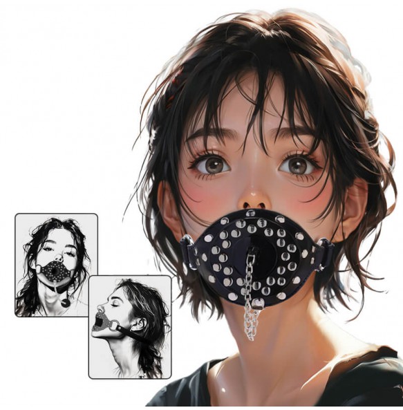 MizzZee - Feeding Mouth Gag SM (Black)