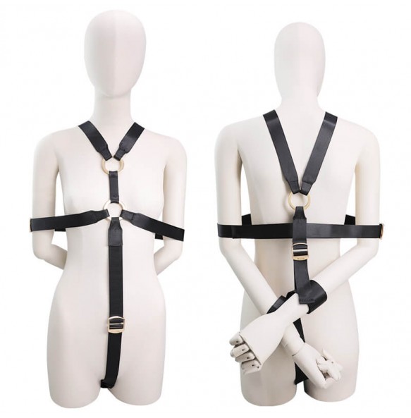 MizzZee - Reverse Hand Bondage Restraint Set (Black)